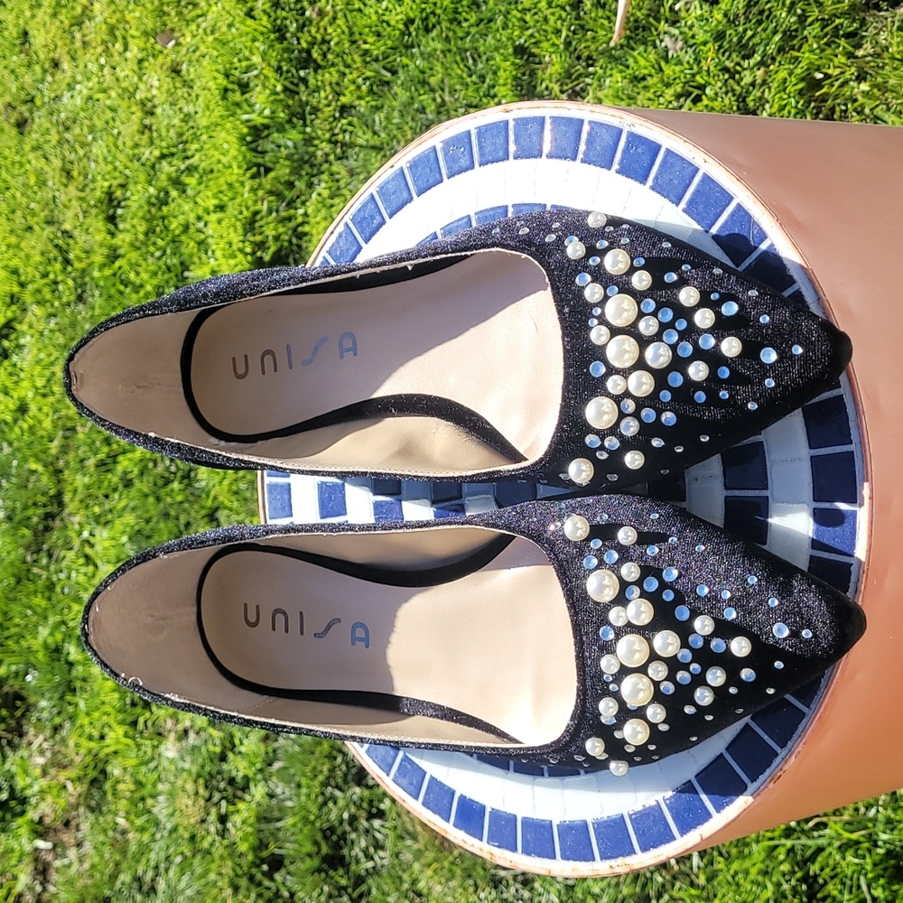 Unisa Black Pearl Flats